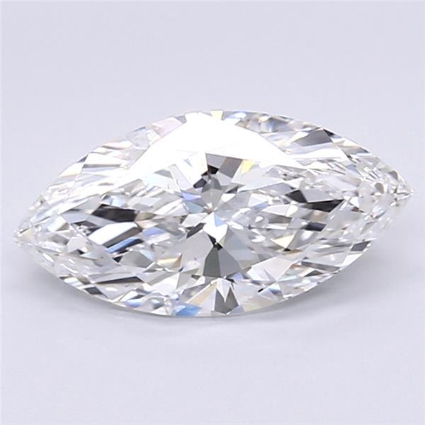 3.03ct F VS1 Rare Carat Ideal Cut Marquise Lab Grown Diamond