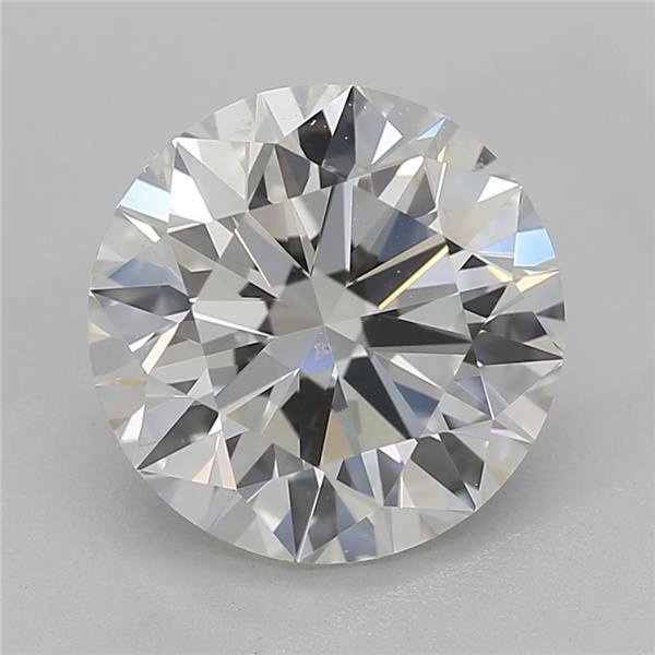 1.66ct J SI1 Rare Carat Ideal Cut Round Diamond