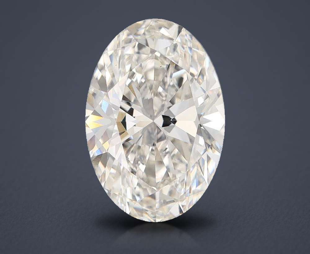 3.70 Carat Oval Lab Diamond