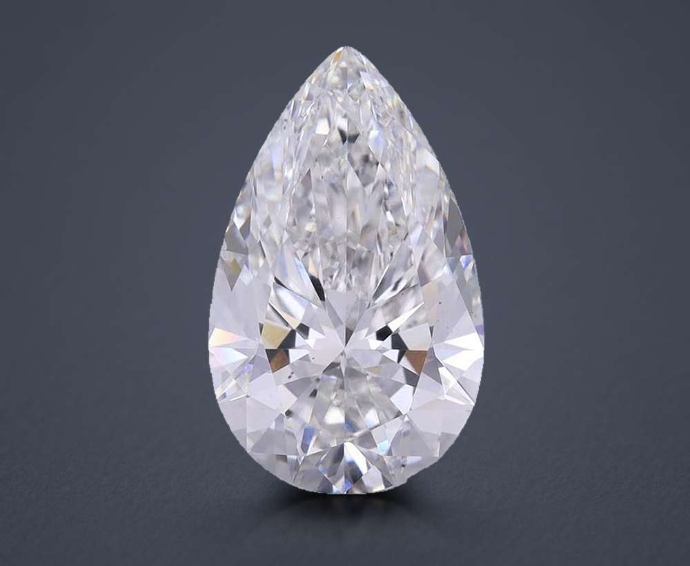 6.21 Carat Pear Lab Diamond