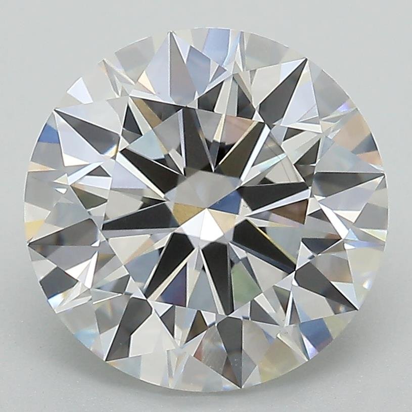 3.96ct D VS1 Rare Carat Ideal Cut Round Lab Grown Diamond