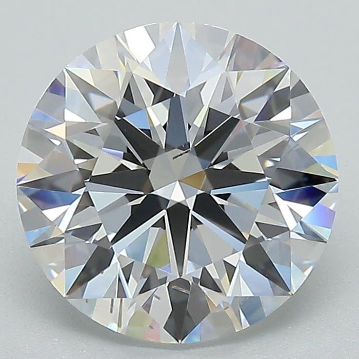 3.00ct E VS2 Rare Carat Ideal Cut Round Lab Grown Diamond