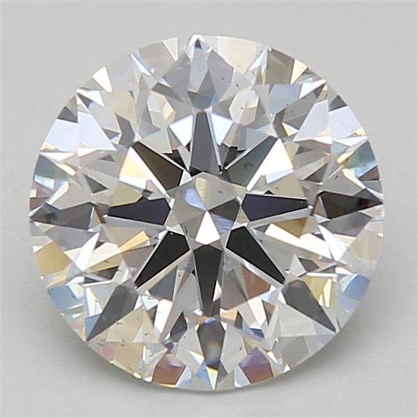 3.41ct D VS2 Rare Carat Ideal Cut Round Lab Grown Diamond