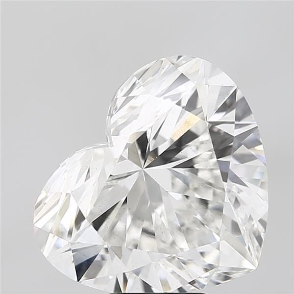 8.01ct F VS2 Rare Carat Ideal Cut Heart Lab Grown Diamond