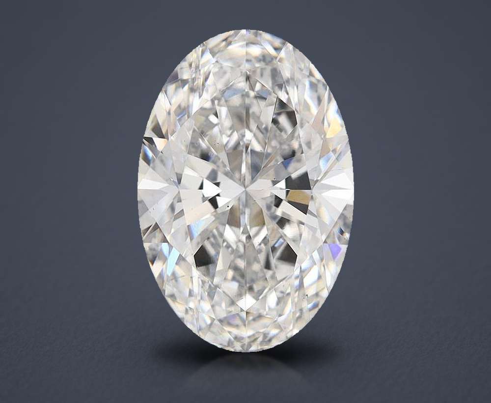 7.01 Carat Oval Lab Diamond