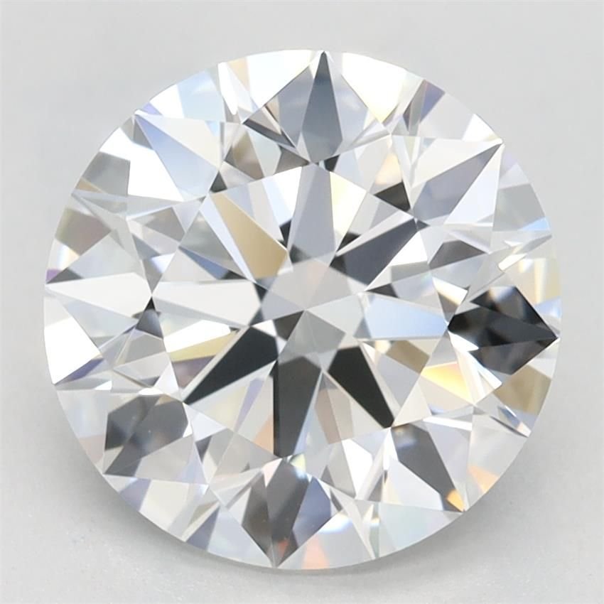 2.89ct D VVS1 Rare Carat Ideal Cut Round Lab Grown Diamond