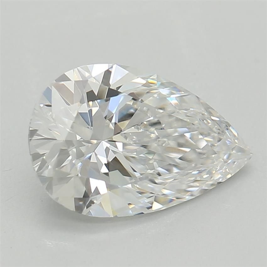 0.99ct D VVS2 Rare Carat Ideal Cut Pear Lab Grown Diamond