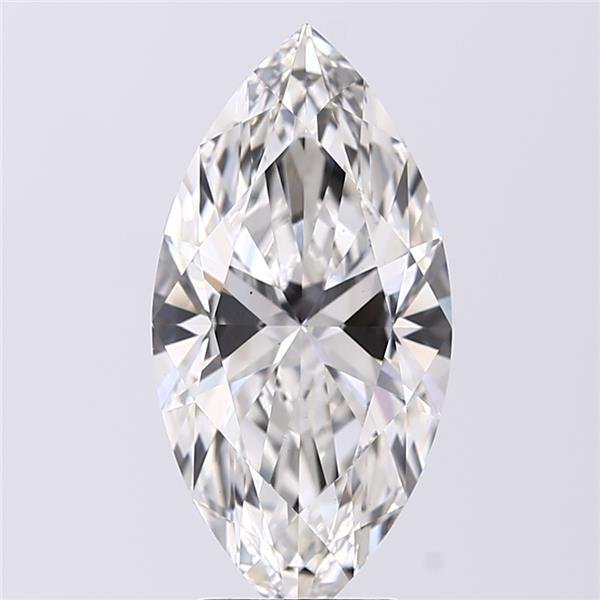 3.52ct H VS2 Rare Carat Ideal Cut Marquise Lab Grown Diamond