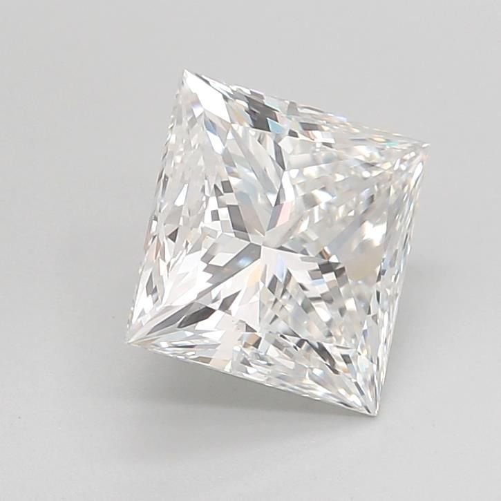 2.53ct E VS1 Rare Carat Ideal Cut Princess Lab Grown Diamond