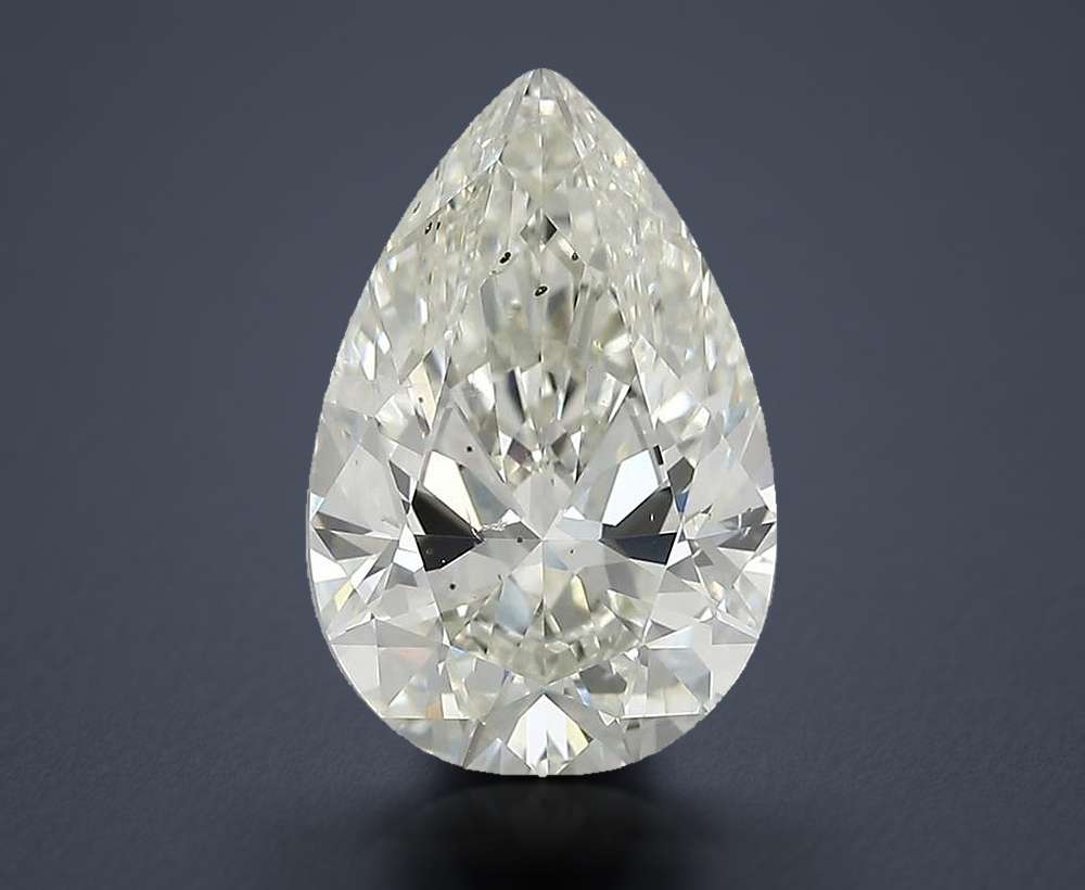 4.02 Carat Pear Natural Diamond