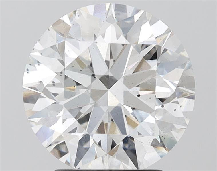 3.08ct F SI1 Excellent Cut Round Lab Grown Diamond