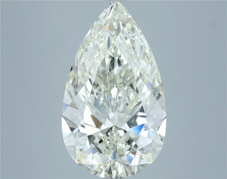 5.01ct J SI1 Rare Carat Ideal Cut Pear Diamond