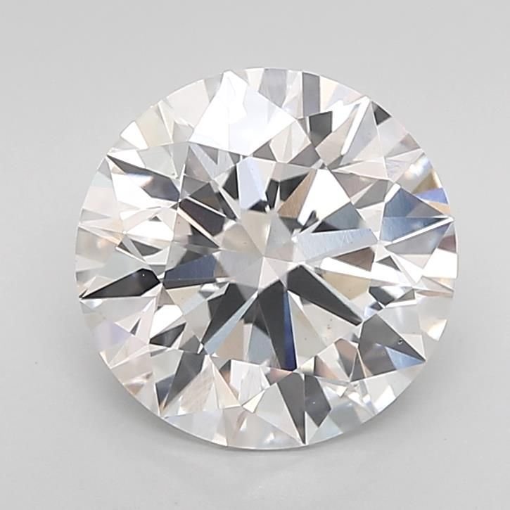 3.03ct E VS1 Rare Carat Ideal Cut Round Lab Grown Diamond