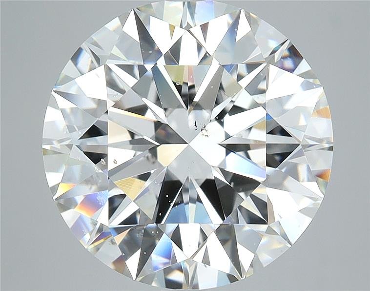 5.52ct G SI2 Rare Carat Ideal Cut Round Diamond