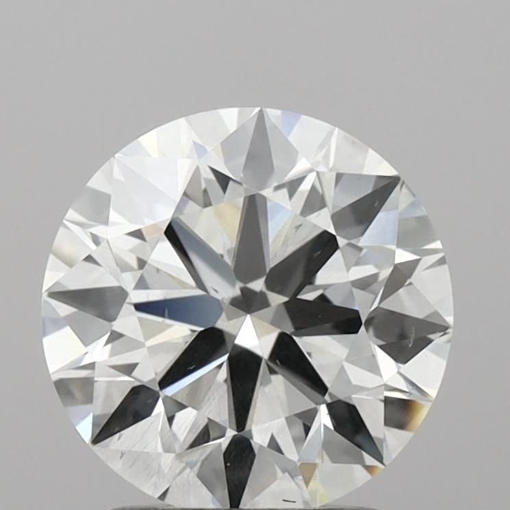 2.01ct E SI2 Rare Carat Ideal Cut Round Lab Grown Diamond
