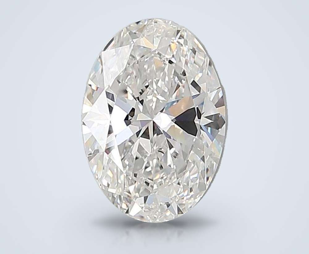 4.96 Carat Oval Lab Diamond