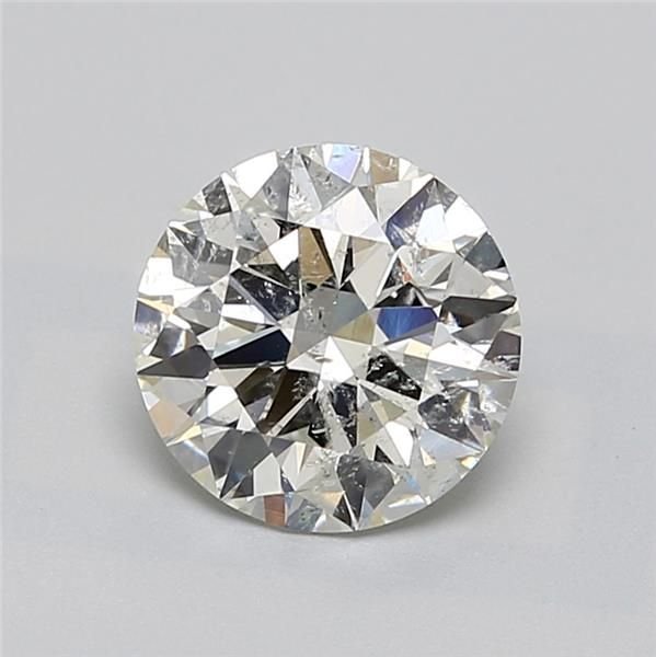 2.51ct H SI2 Rare Carat Ideal Cut Round Diamond