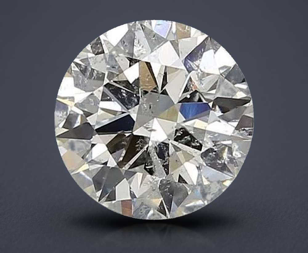 2.51 Carat Round Natural Diamond