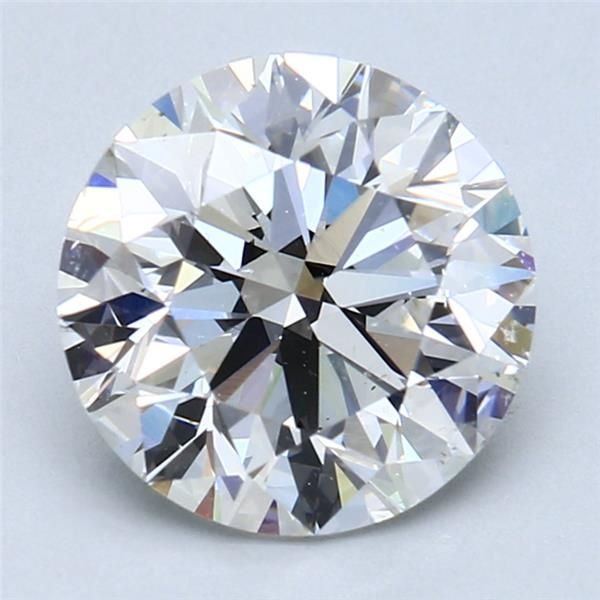 3.01ct G SI1 Excellent Cut Round Diamond