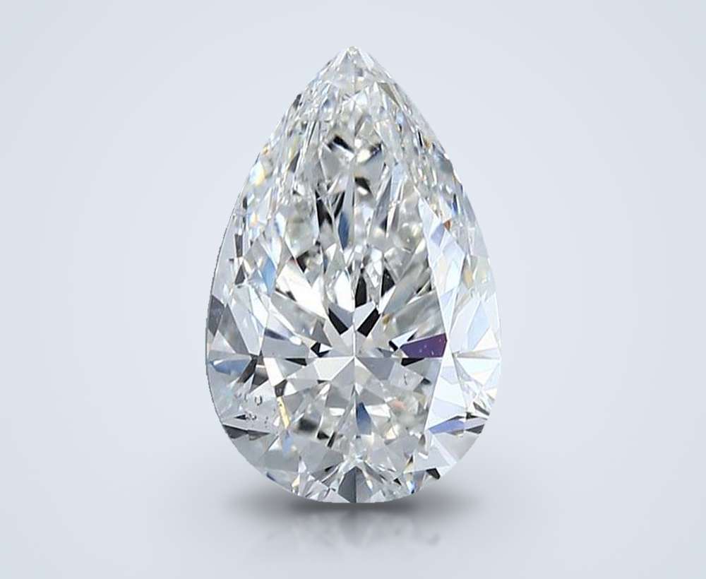 3.01 Carat Pear Natural Diamond