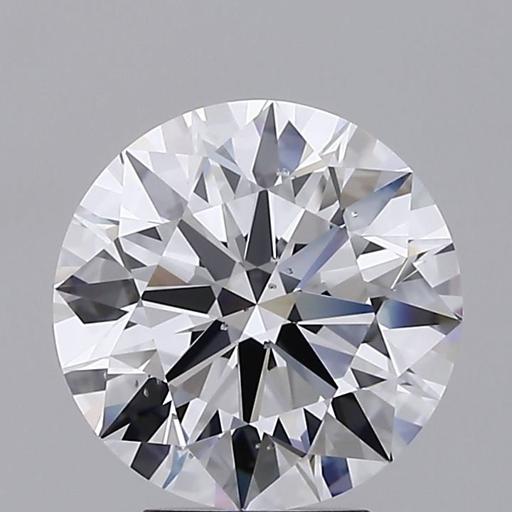 4.03ct F SI1 Rare Carat Ideal Cut Round Lab Grown Diamond