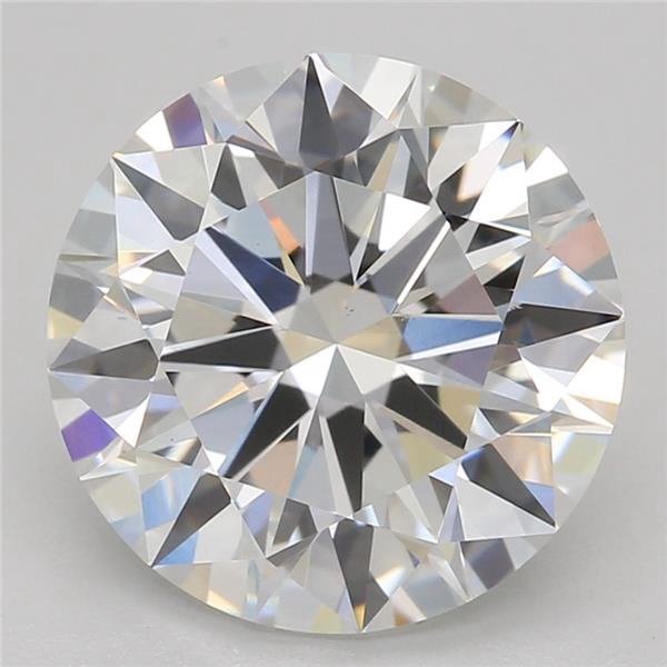 2.52ct E VS1 Rare Carat Ideal Cut Round Lab Grown Diamond