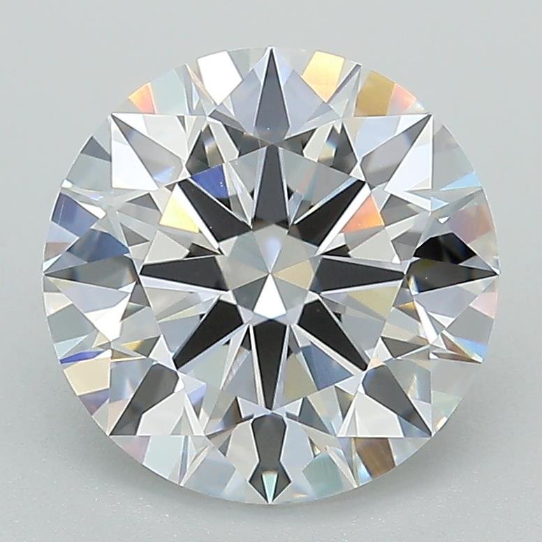 2.74ct D VS1 Rare Carat Ideal Cut Round Lab Grown Diamond