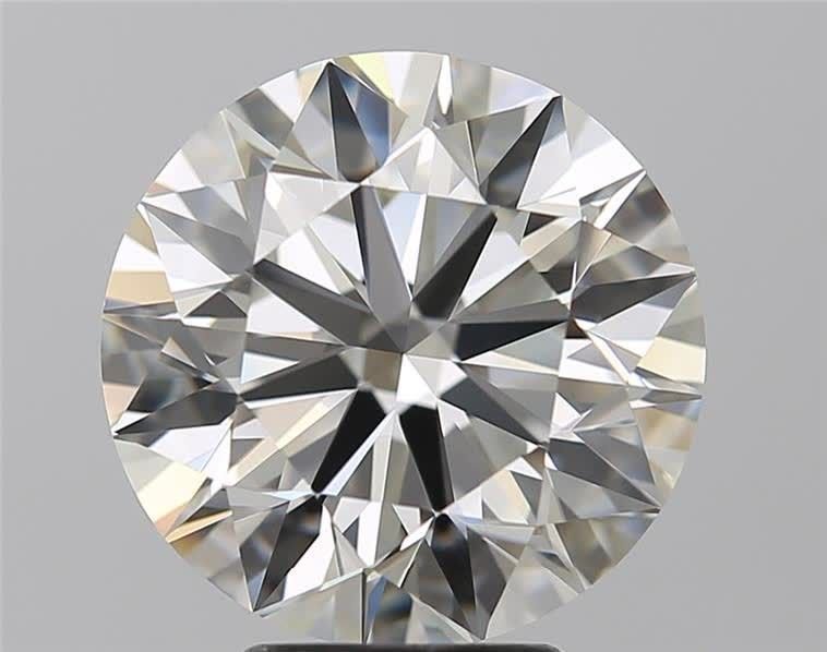 5.10ct J VVS1 Rare Carat Ideal Cut Round Diamond