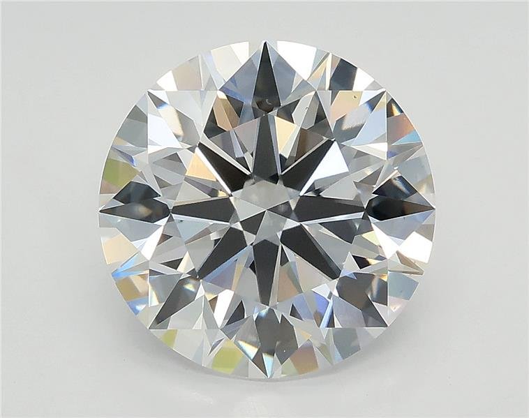 4.05ct D VS2 Rare Carat Ideal Cut Round Lab Grown Diamond