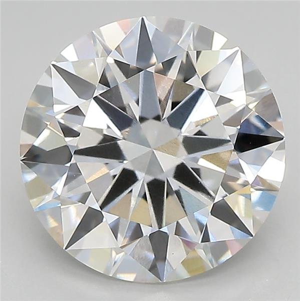 4.02ct G VVS2 Rare Carat Ideal Cut Round Lab Grown Diamond