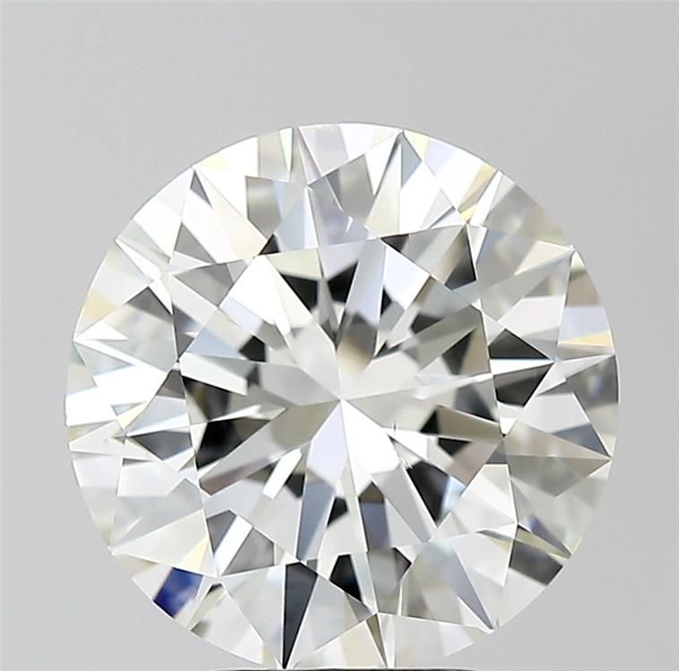 5.01ct J VS2 Rare Carat Ideal Cut Round Diamond