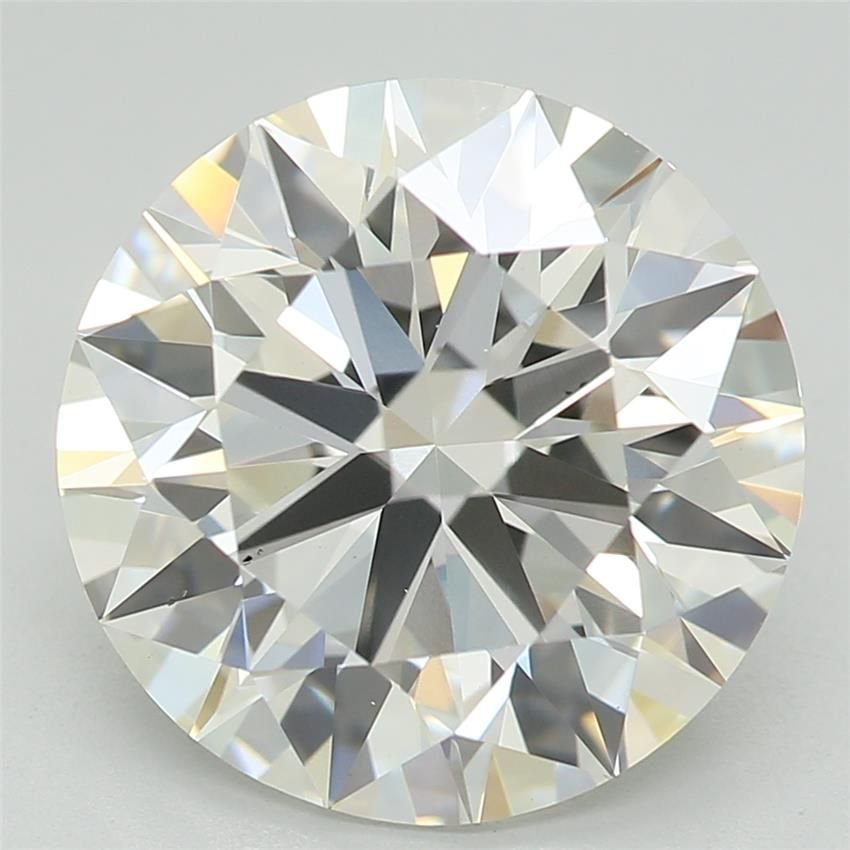 3.09ct E VS1 Rare Carat Ideal Cut Round Lab Grown Diamond