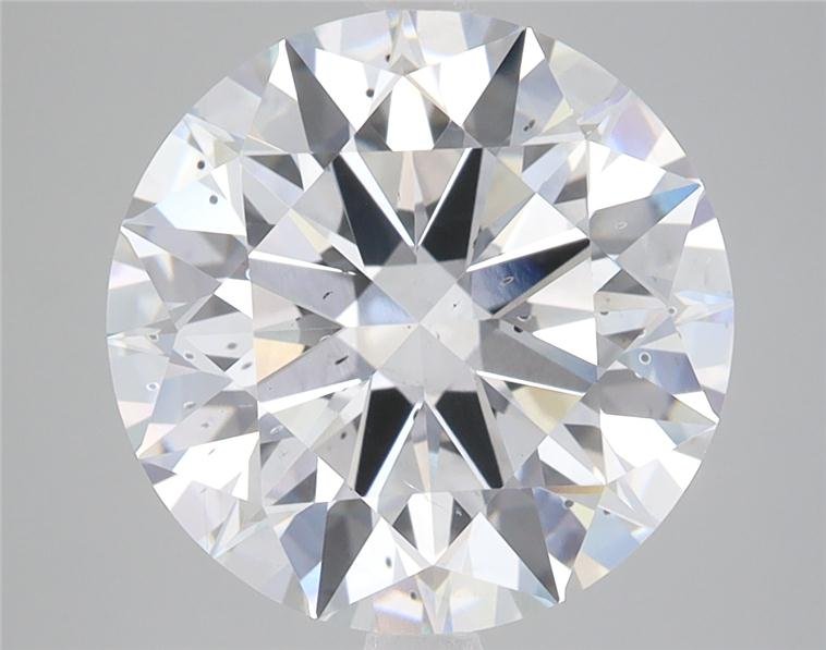 5.33ct F SI2 Rare Carat Ideal Cut Round Lab Grown Diamond