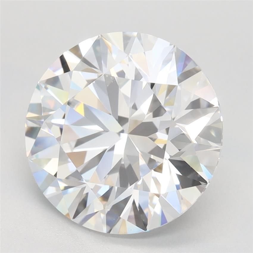 3.16ct D VVS2 Rare Carat Ideal Cut Round Lab Grown Diamond