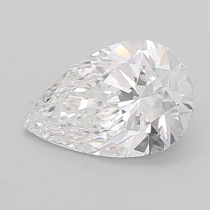 1.08ct D VVS2 Rare Carat Ideal Cut Pear Lab Grown Diamond