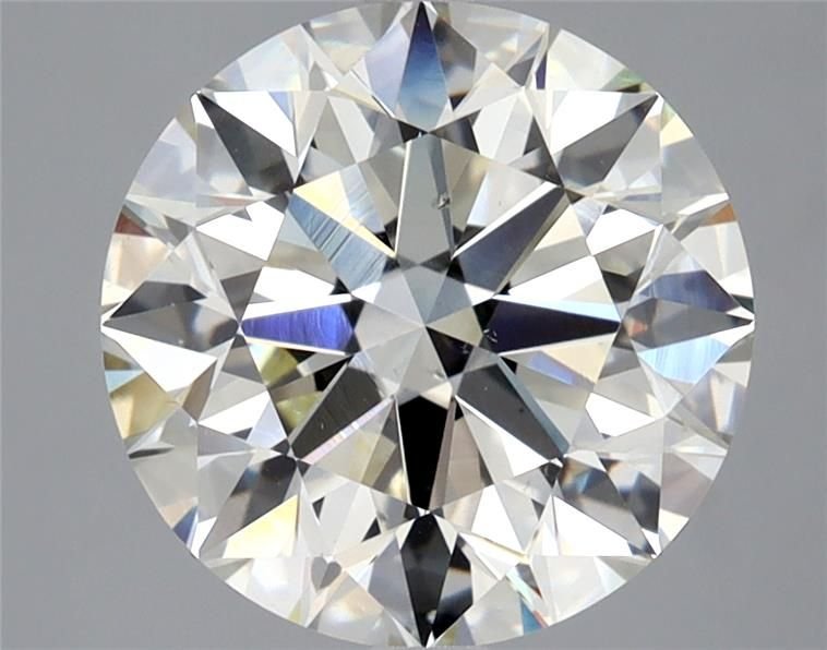 4.01ct K SI1 Excellent Cut Round Diamond