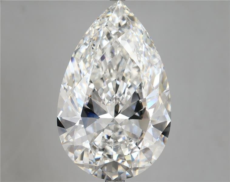 14.04ct F VVS2 Rare Carat Ideal Cut Pear Lab Grown Diamond