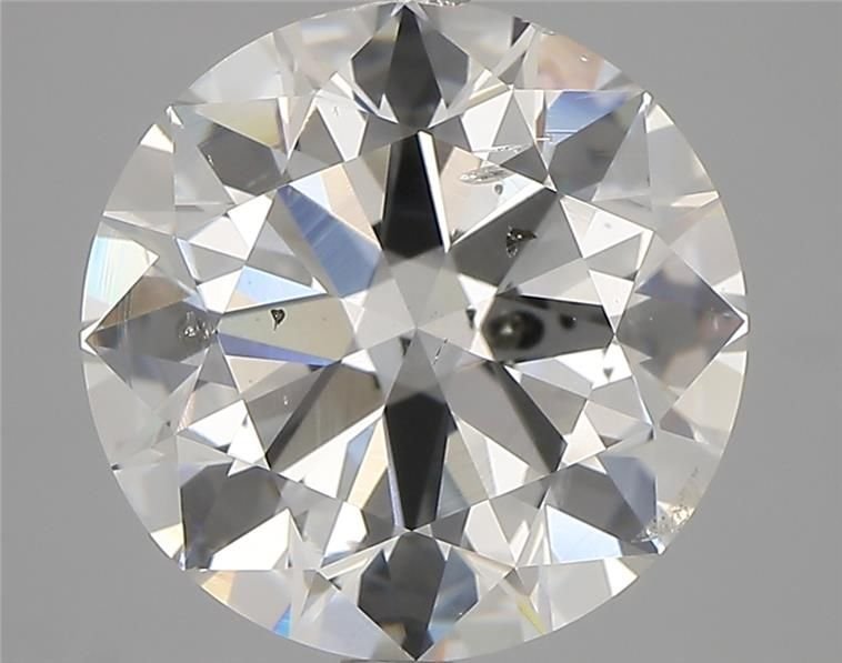 5.00ct I SI2 Rare Carat Ideal Cut Round Diamond