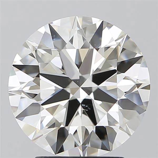 3.20ct J VS2 Rare Carat Ideal Cut Round Diamond