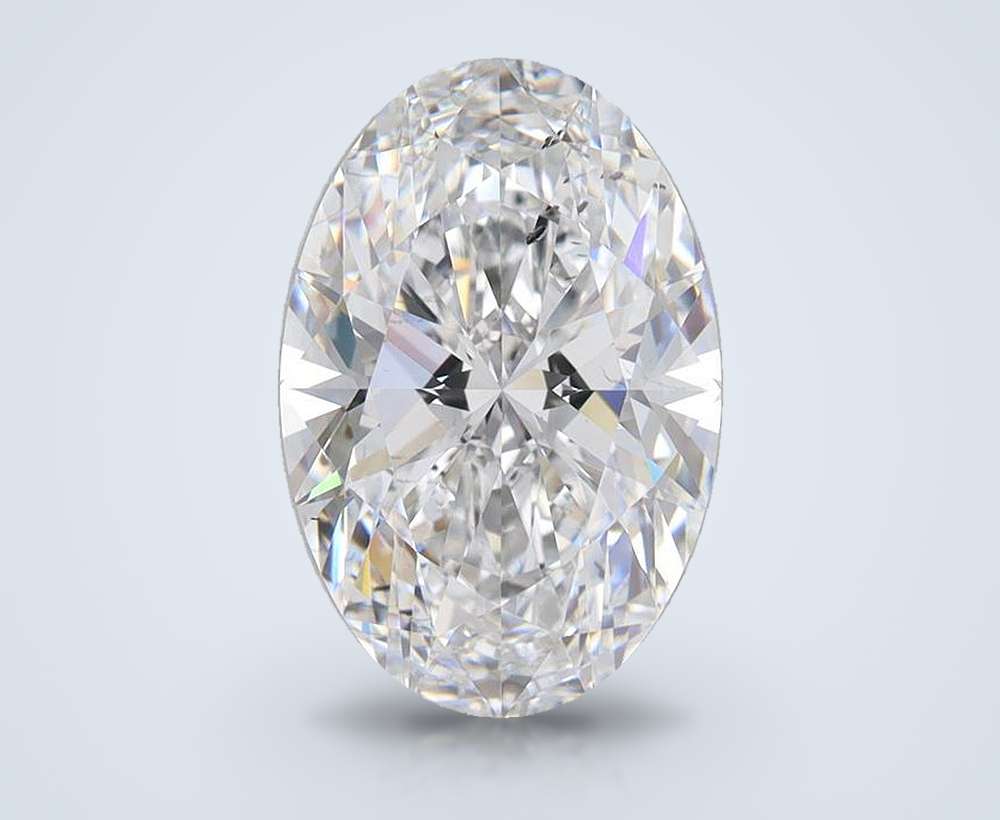 3.96 Carat Oval Lab Diamond