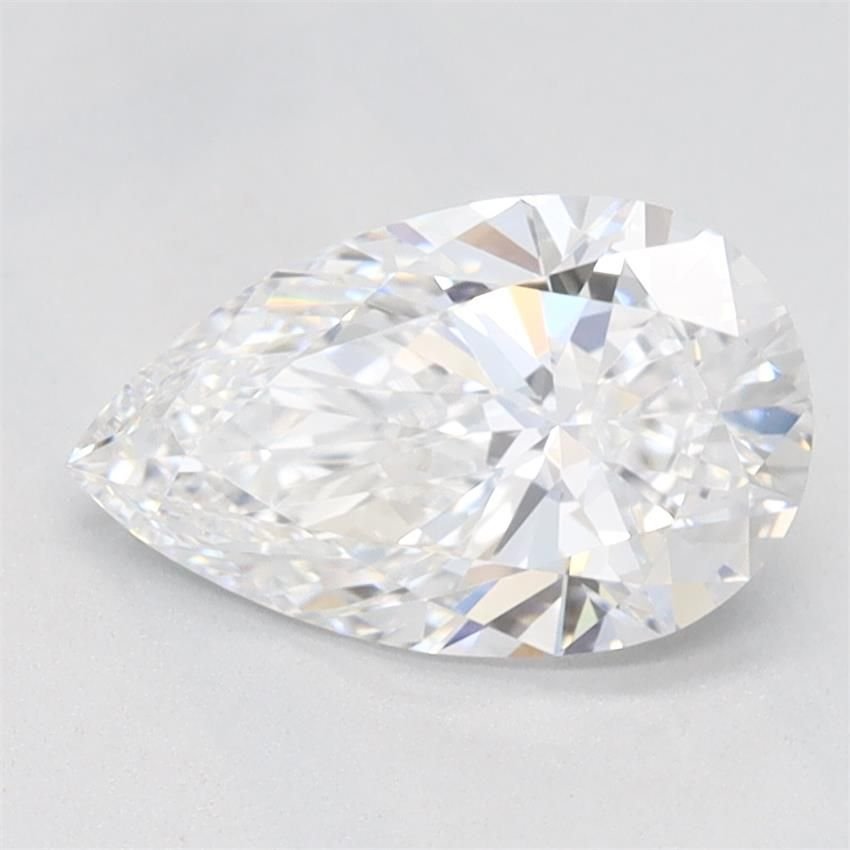 1.10ct D VVS1 Rare Carat Ideal Cut Pear Lab Grown Diamond
