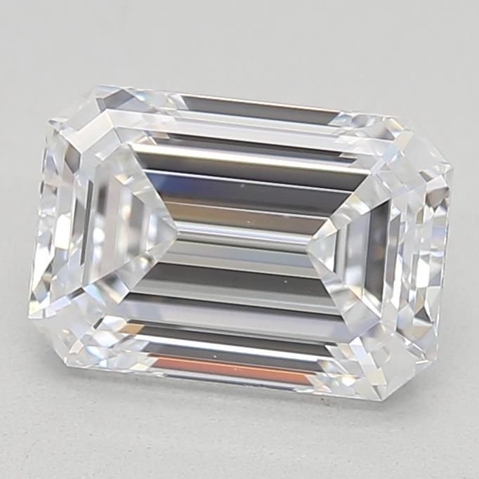 0.97ct D VVS2 Rare Carat Ideal Cut Emerald Lab Grown Diamond