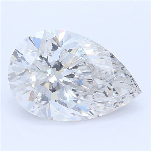 1.51ct E SI1 Rare Carat Ideal Cut Pear Lab Grown Diamond