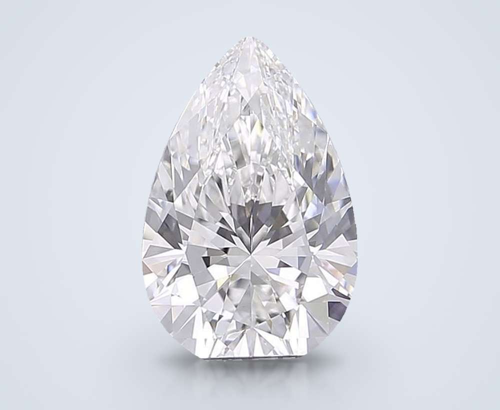 2.61 Carat Pear Lab Diamond