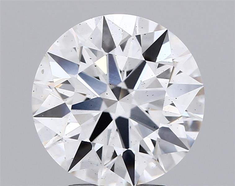 3.24ct F SI1 Rare Carat Ideal Cut Round Lab Grown Diamond