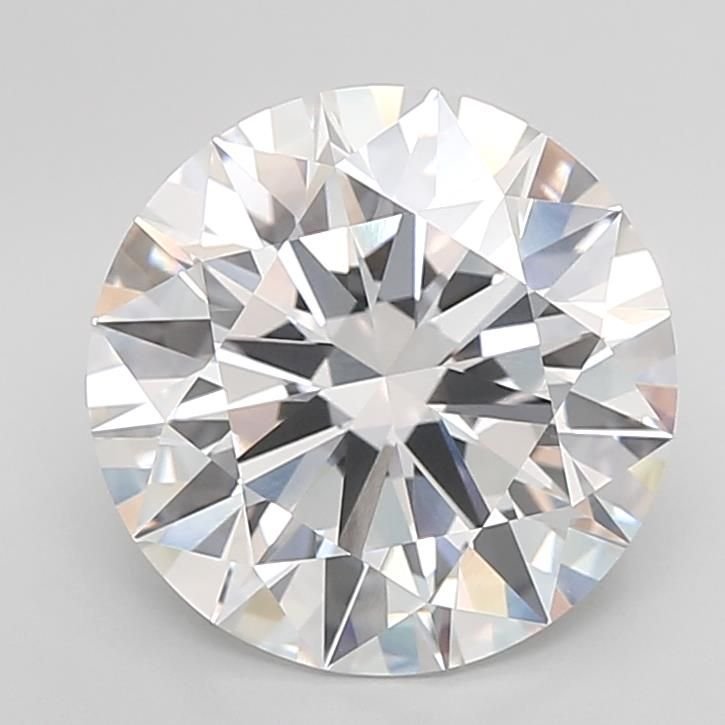 5.52ct E VVS2 Rare Carat Ideal Cut Round Lab Grown Diamond