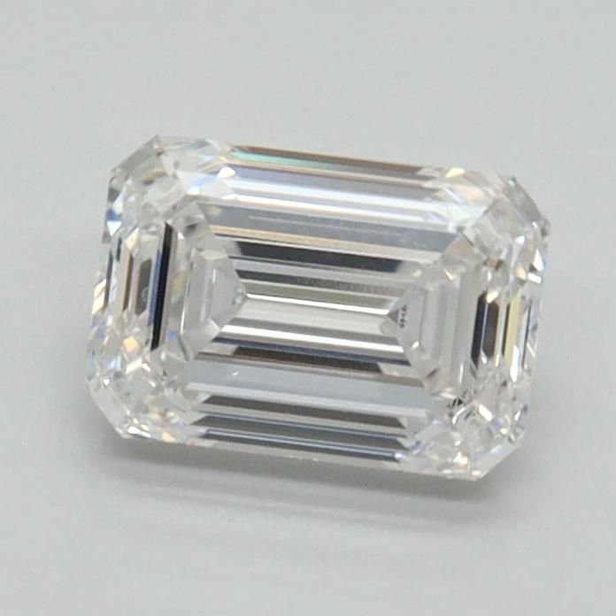 1.07ct D VVS2 Excellent Cut Emerald Lab Grown Diamond