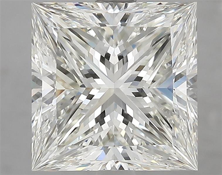 3.42ct I VVS2 Rare Carat Ideal Cut Princess Diamond