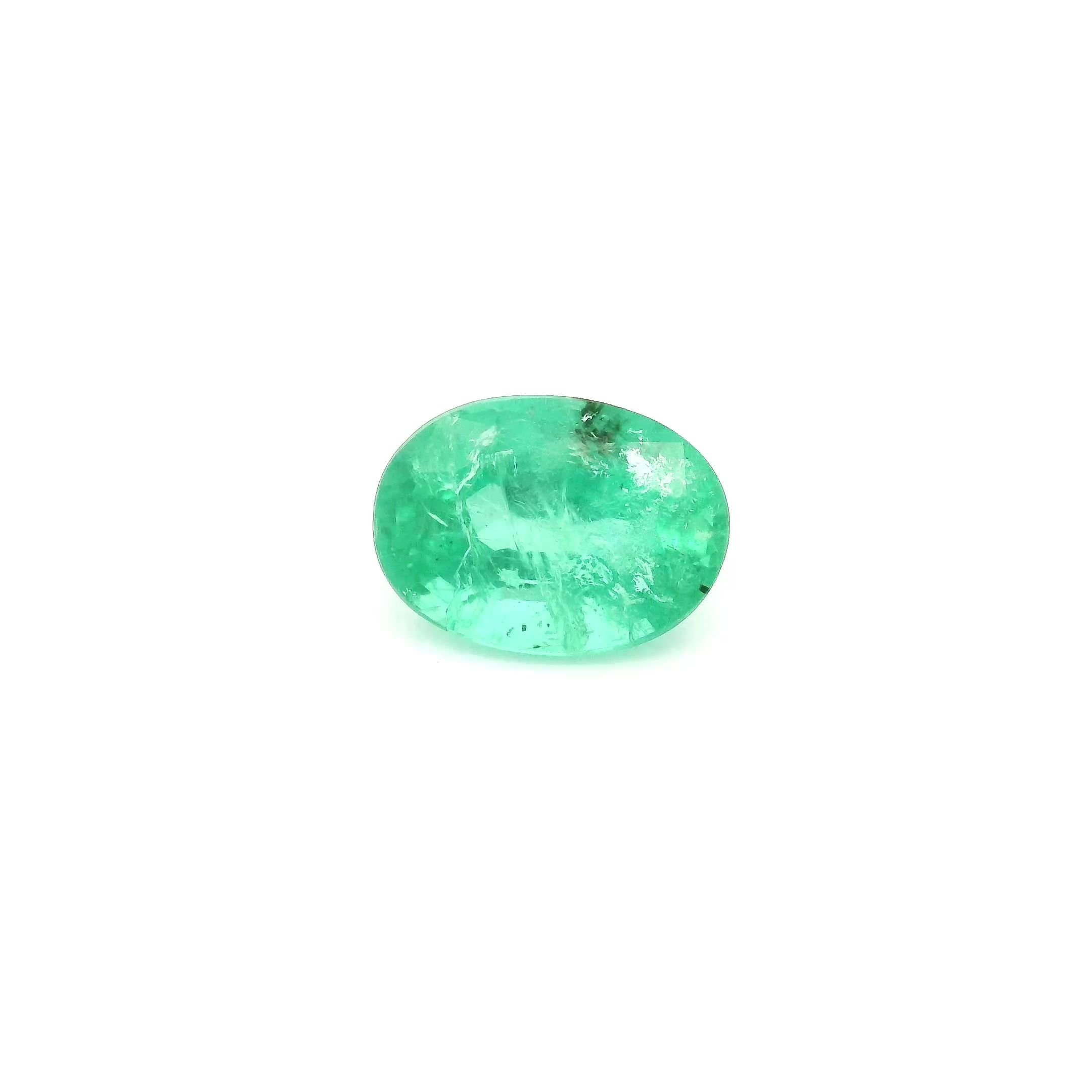 1.21 Carat Green Oval Emerald