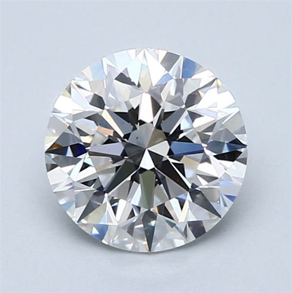 1.90ct D VS1 Rare Carat Ideal Cut Round Diamond